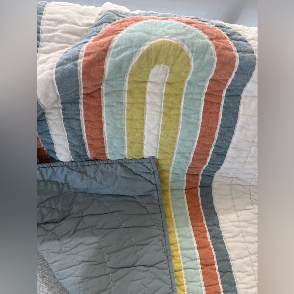 Organic cotton baby crip blanket